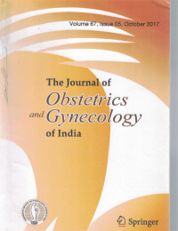 Image of The Journal Of Obstetrics and Gynecology of India