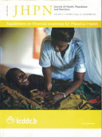 Image of Journal of Health Population and Nutrition (JHPN)
